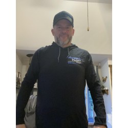 Molleton à capuche Noir MKP Québec - 25 ans