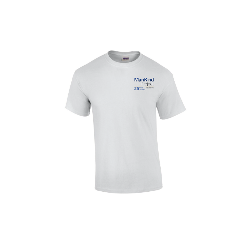 T-Shirt Blanc MKP Québec - 25 ans